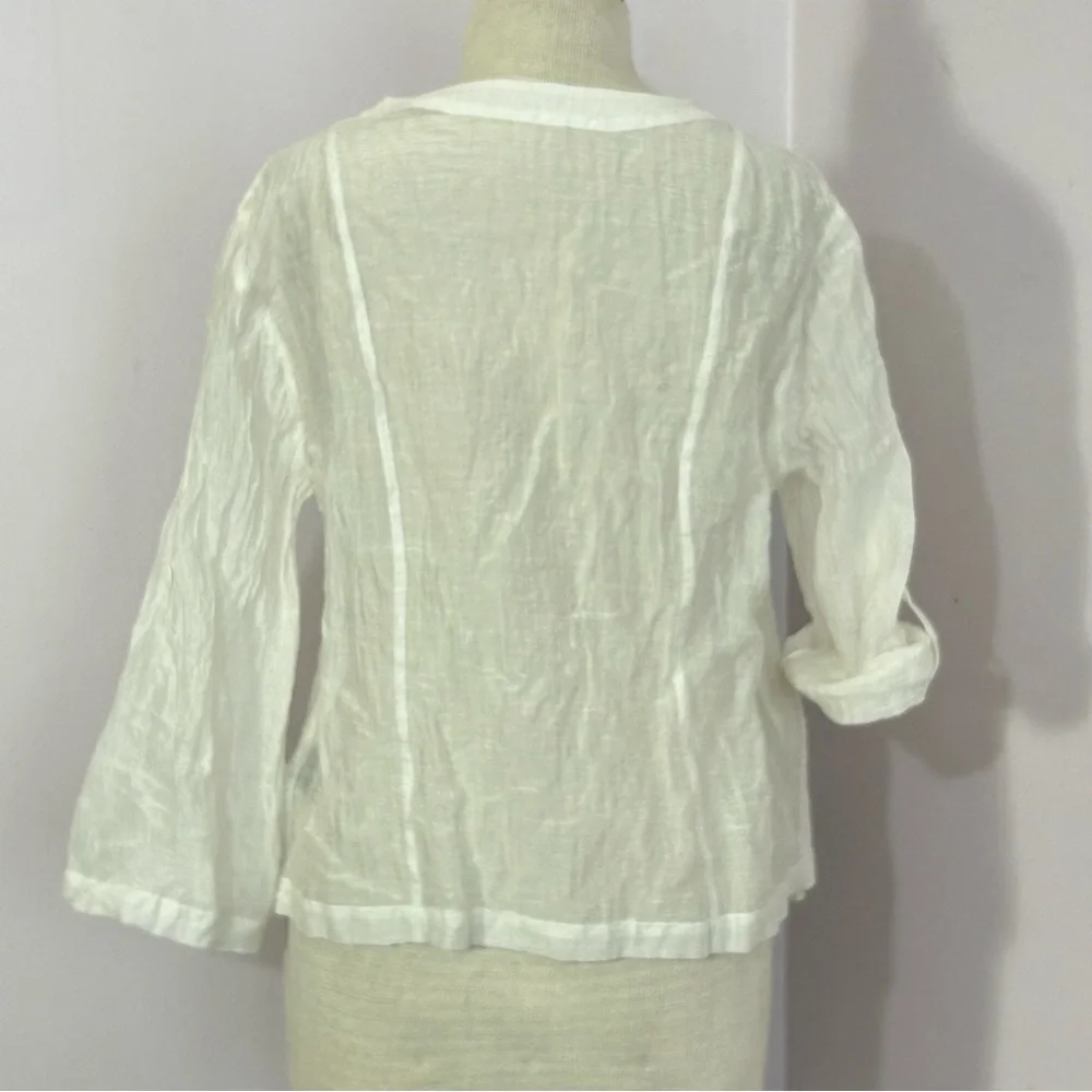 Stella Carakasi Sheer Cotton Open Jacket S - Picture 3 of 7